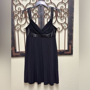 Studio Y short black pleated dress